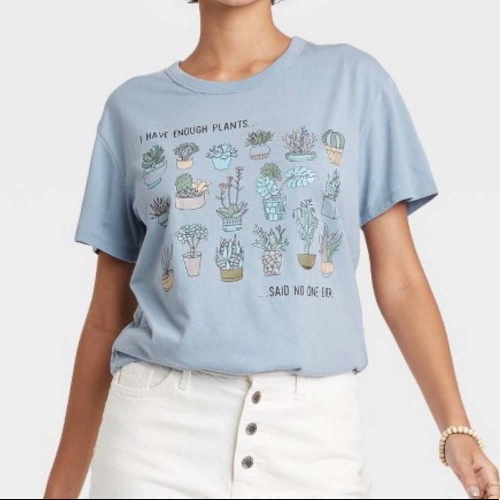 Women's Enough Plants Short Sleeve
Graphic T-Shirt